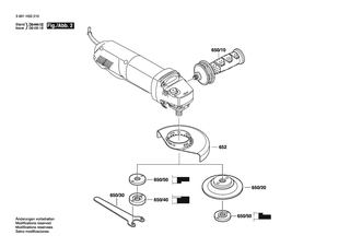 BOSCH Schleifspindel | Ersatzteile f�r 1812 PSD | 1607000D6B
