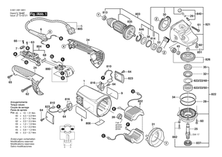 BOSCH Zusatzhandgriff | Ersatzteile fr GWS 22-180 JH | 16020250A1