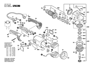 BOSCH Zusatzhandgriff | Ersatzteile fr GWS 22-180 H | 16020250A1