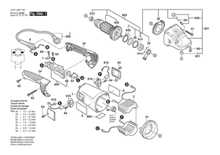 BOSCH Lagerflansch | Ersatzteile fr GWS 22-230 H | 16058080B3