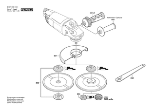 BOSCH Luftleitring | Ersatzteile f�r GWS 22 | 1600591075
