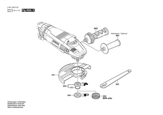 BOSCH Zusatzhandgriff | Ersatzteile fr GWS 24-230 LVI | 16020250A1