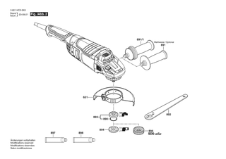 BOSCH Druckknopf | Ersatzteile f�r GWS 27-230 | 1619P15752
