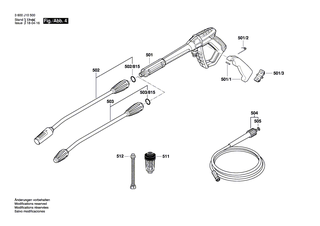 BOSCH O-Ring | Ersatzteile für GHP 5-65 | F016L72260