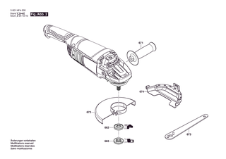 BOSCH Zusatzhandgriff | Ersatzteile f�r GWS 2200 P | F000635276