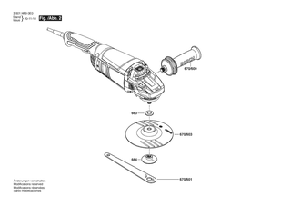 BOSCH Lagerflansch | Ersatzteile f�r GWS 22 U Bare | 1605805158