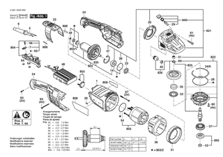 BOSCH Klemmflansch | Ersatzteile fr GWS 30-230 B | 1619P17227