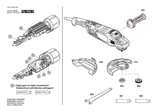 BOSCH Klemmflansch | Ersatzteile fr GWS 30-230 B | 1619P17227