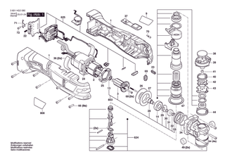 BOSCH Polschuhbaugruppe | Ersatzteile fr GOP 18V-34 | 1619PB9376