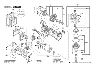 BOSCH Zusatzhandgriff | Ersatzteile fr GWS 18-125 V-LI | 1619P16111