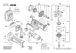 BOSCH Abdeckscheibe | Ersatzteile fr CAG180-01 bare | 1619P09390