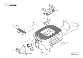 BOSCH Absaugschlauch | Ersatzteile fr GAS 12-25 | 1619PA7324