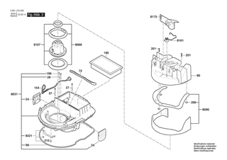 BOSCH Adapter | Ersatzteile fr GAS 35 L SFC+ | 1600A030KS