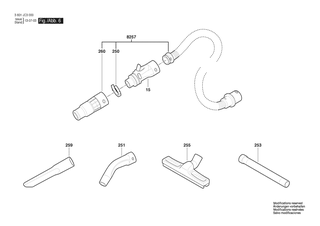 BOSCH Adapter | Ersatzteile f�r GAS 35 L SFC+ | 1600A030KS