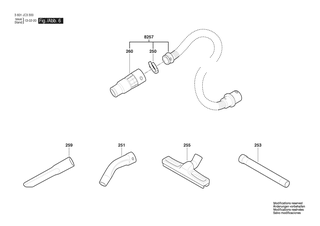 BOSCH Halter | Ersatzteile fr GAS 55 M AFC | 2609200464