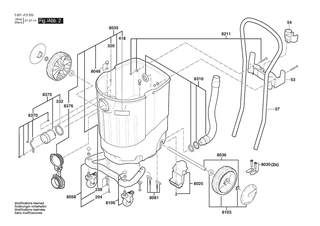 BOSCH Schraube | Ersatzteile fr GAS 55 M AFC | 2609200400