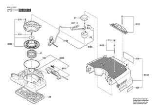 BOSCH Adapter | Ersatzteile f�r VAC140AH | 1600A030KS