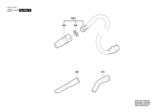 BOSCH Adapter | Ersatzteile f�r VAC140AH | 1600A030KS