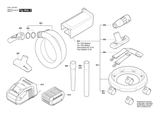 BOSCH Schlauchhalter | Ersatzteile f�r GAS 18V-10 L | 1600A011RX