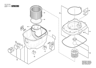 BOSCH Verbindungskabel | Ersatzteile f�r GAS 15 | 1619PA7342