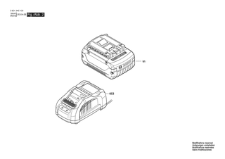 BOSCH Schalter | Ersatzteile f�r GSB 18V-55 | 1607000E18