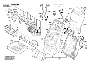 BOSCH Gehäusevorderteil | Ersatzteile für AXT RAPID 2200 | F016104212