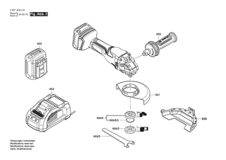 BOSCH Schutz | Ersatzteile f�r GWS 18V-180 P | 1619P16650