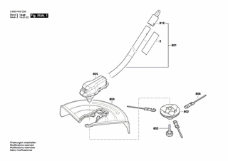 BOSCH Schneidkopf | Ersatzteile für AMW 10 RT | F016F04276