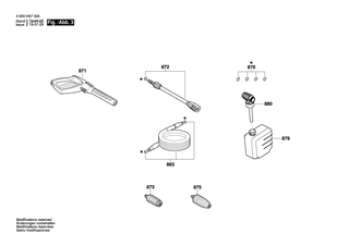 BOSCH Dichtungssatz | Ersatzteile f�r AQT 42-13 | F016F04458