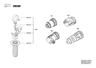 BOSCH Umschalteinheit | Ersatzteile f�r GSR18V-800FC | 1600A02477