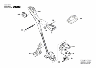 BOSCH Messerschutz Ø260 MM | Ersatzteile für ART 26 LI | F016L71380