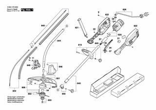 BOSCH Stange | Ersatzteile für ART 37 | F016F04239