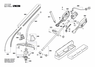 BOSCH Stange | Ersatzteile für ART 35 | F016F04239