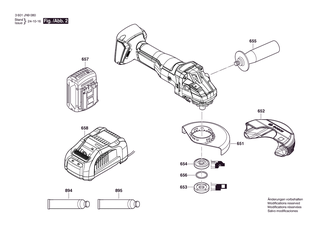 BOSCH St�nder | Ersatzteile f�r GWS 18V-8 | 1619PS1907