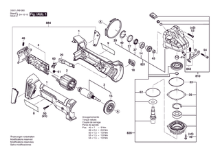 BOSCH Sechskantmutter DIN 934-M6-8-A | Ersatzteile fr GWS 18V-8 | 2915011007