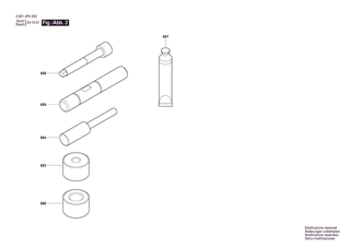 BOSCH Drucksensor | Ersatzteile f�r GLH 18V-60 | 1607000FH9