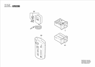 BOSCH Montage | Ersatzteile f�r LASER LEVEL ROTATING | 1600A01R7U