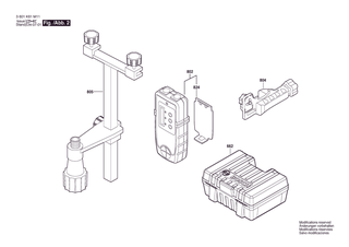 BOSCH Motorgeh�use | Ersatzteile f�r GRL800-20HV | 2610A14673