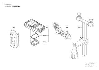 BOSCH Montage | Ersatzteile f�r GRL 1000-20HV | 1600A01R7U