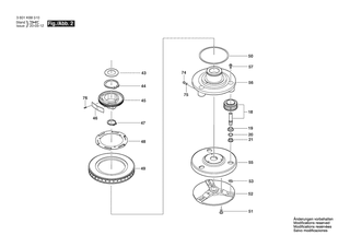 BOSCH Abstandshalter | Ersatzteile f�r GOL24 | 1619PB5537