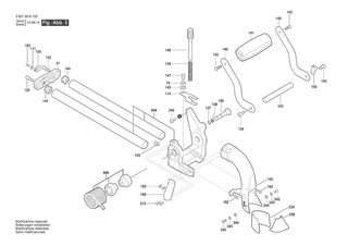 BOSCH Aufgabetisch | Ersatzteile f�r GCM 8 SJL | 1609B04128