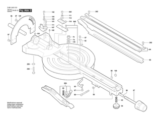 BOSCH Spezialmutter | Ersatzteile f�r GCM 8 SJL | 1609B04069