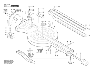 BOSCH Kohleb�rstensatz | Ersatzteile f�r GCM 8 SDE | 1609B06661