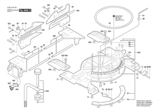 BOSCH Kohleb�rstensatz | Ersatzteile f�r GCM 8 SDE | 1609B06661