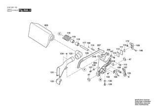 BOSCH Schraubzwinge | Ersatzteile f�r GCM12 JL | 1609B06203