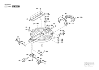 BOSCH Schalter | Ersatzteile f�r GCM12 JL | 1609B05392