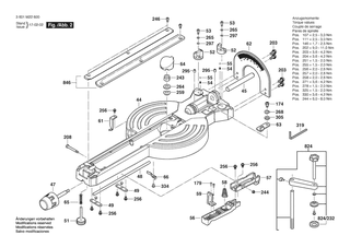 BOSCH Knopf | Ersatzteile f�r GCM 350-254 | 1609B02991