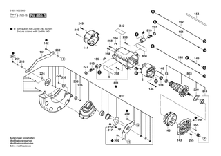 BOSCH Schraubzwinge | Ersatzteile f�r GCM 350-254 | 1609B06203