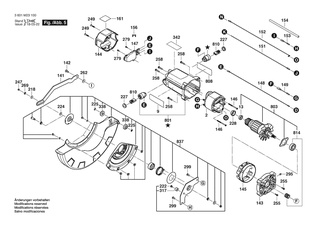 BOSCH Versenkungsklappe | Ersatzteile f�r GCM 12 SDE | 1609B05131