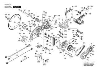 BOSCH Versenkungsklappe | Ersatzteile fr CM 12 SD | 1609B05131